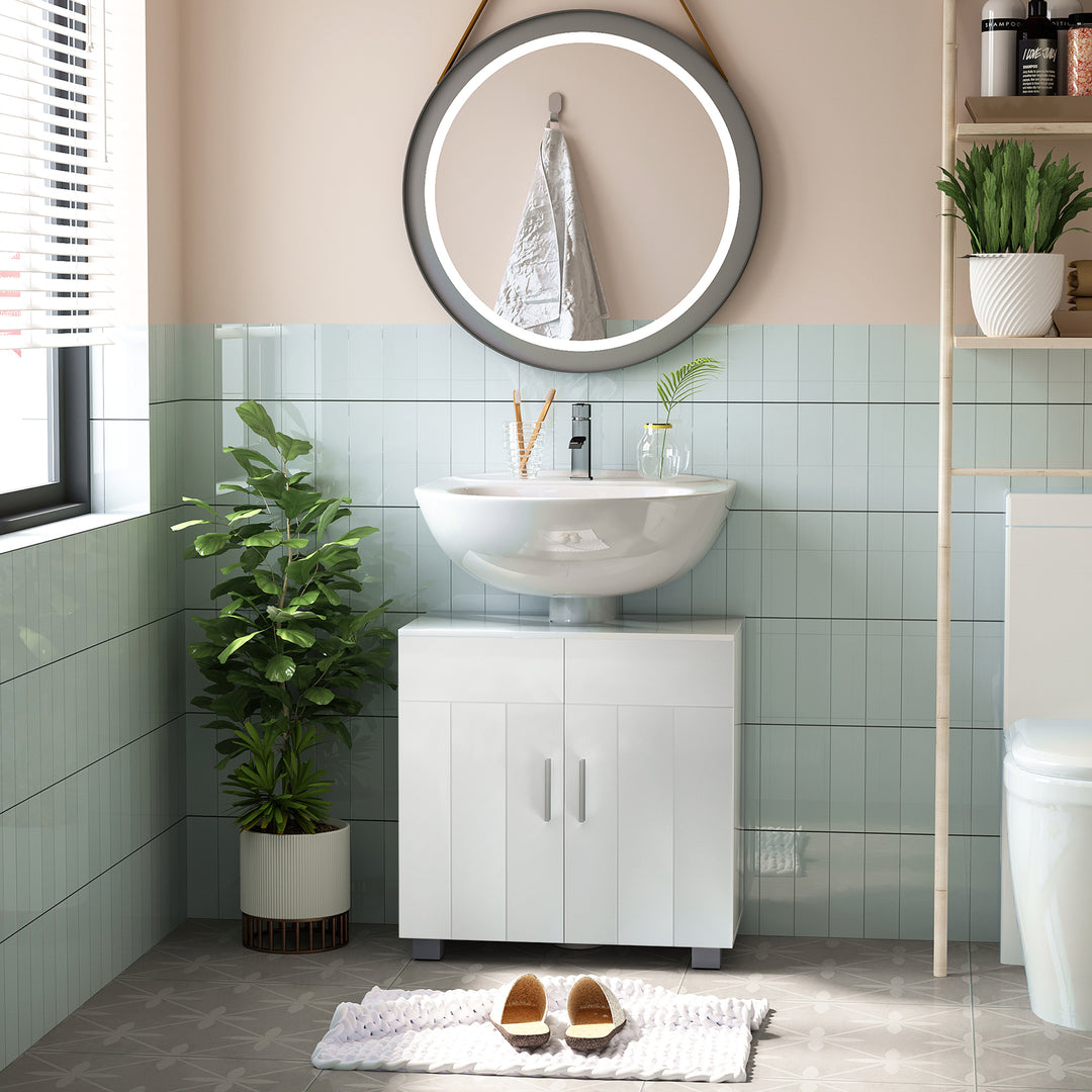 Kleankin Modern Vanity Unit, White https://www.awin1.com/pclick.php?p=33383232373&a=1765756&m=17151 Aosom Default Title