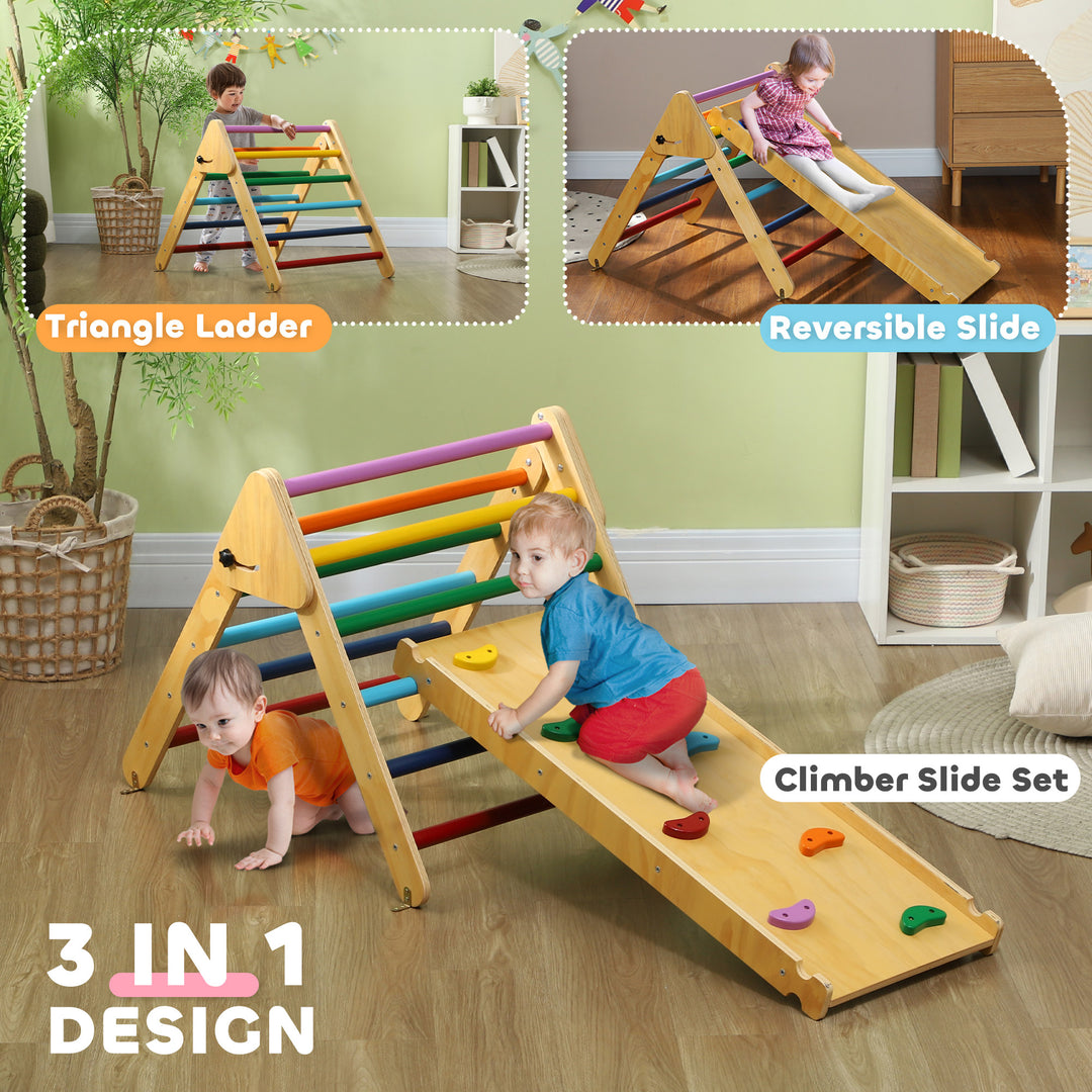 Toddler Climbing Frame for Kids with Ramp