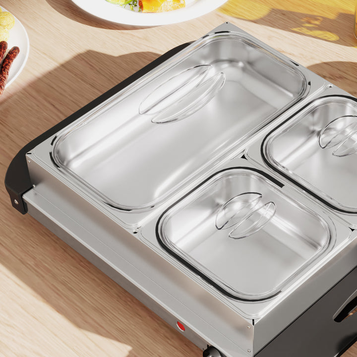 Electric Food Warmer 4 Tray