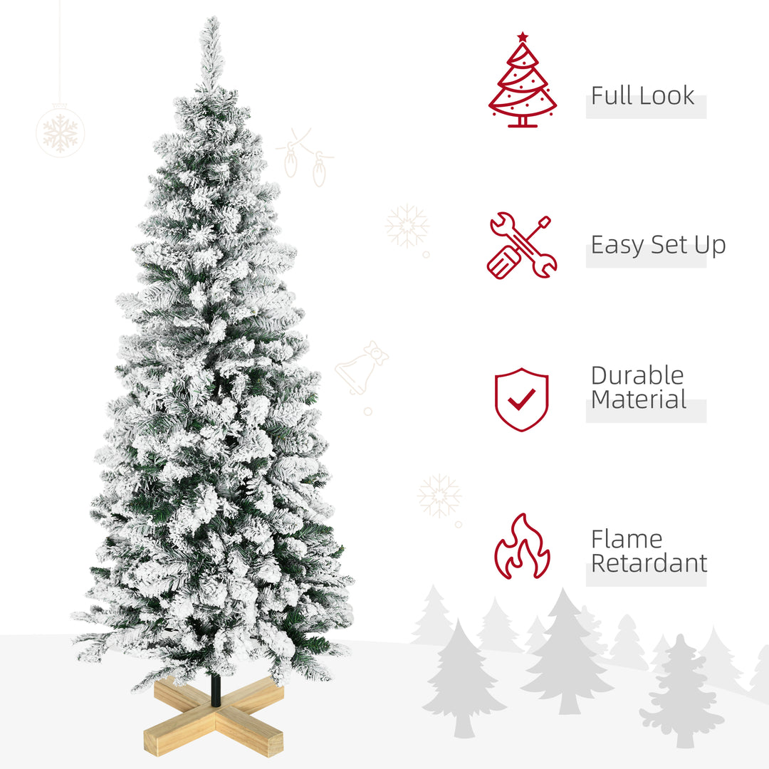 5 Foot Snow Flocked Artificial Christmas Tree