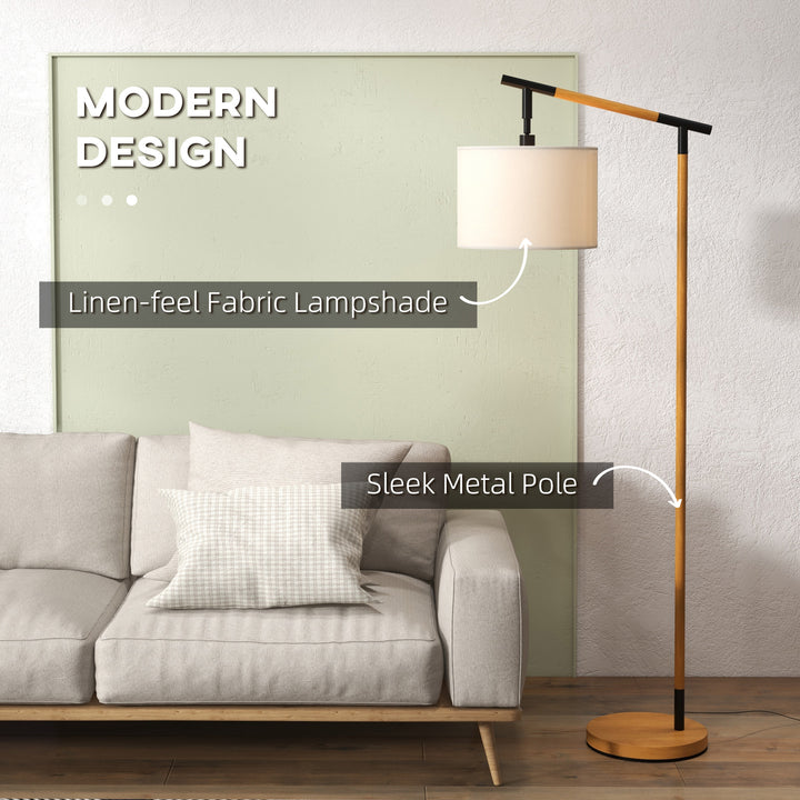 Modern Floor Lamp with 350° Rotating Lampshade