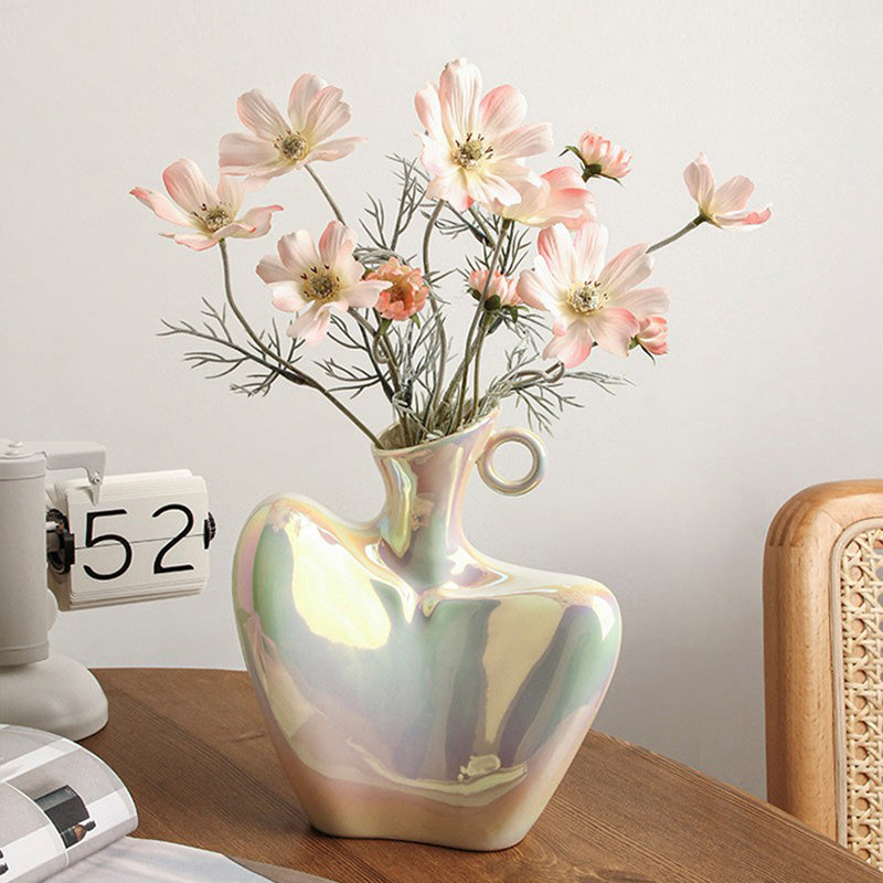 Modern Ceramic Body Shape Flower Vase Sculpture Home Desk Decor Art Living Room Bedroom