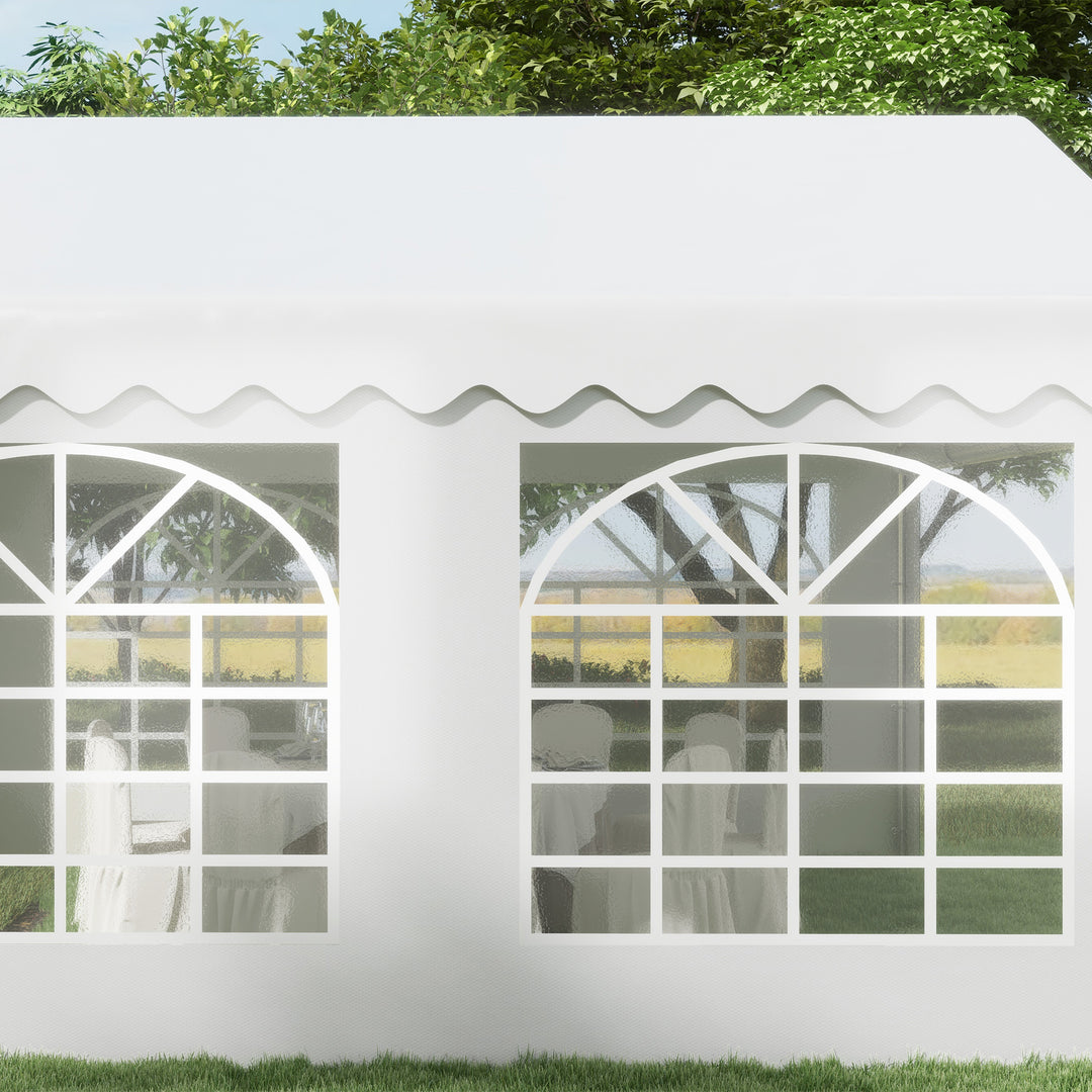 Portable Party Tent 4m x 4m Carport Shelter with Removable Sidewalls