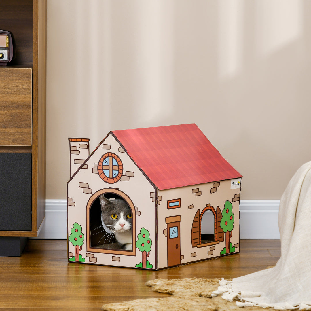 Two-In-One Cat House