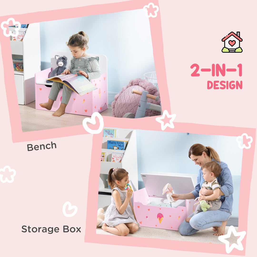 4PCs Kids Bedroom Furniture Set with Bed