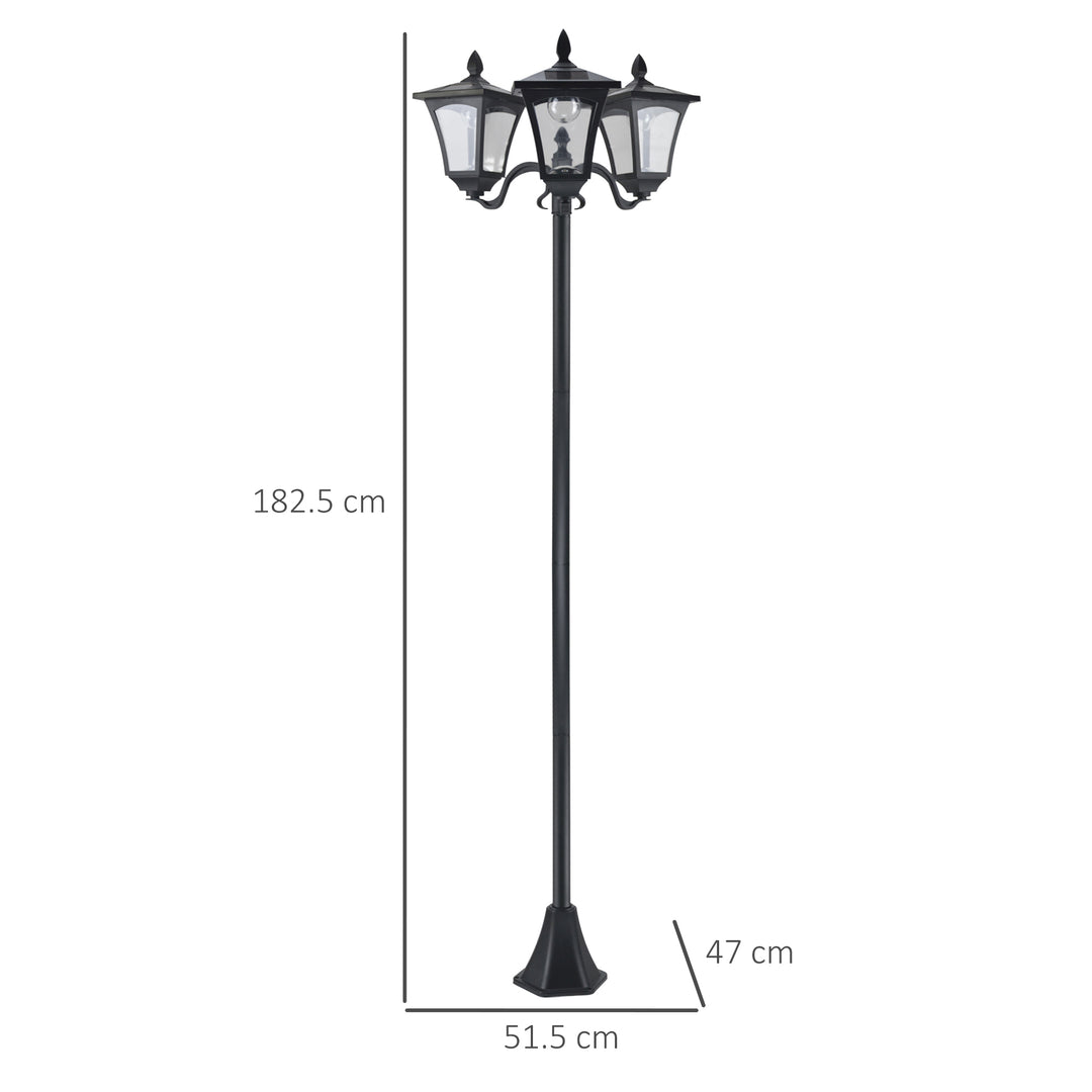 3-Solar Powered Lamp Post