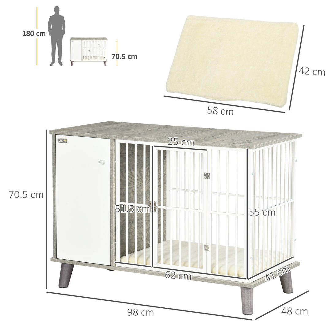 Furniture Dog Crate - Stylish 2-in-1 Crate for dogs