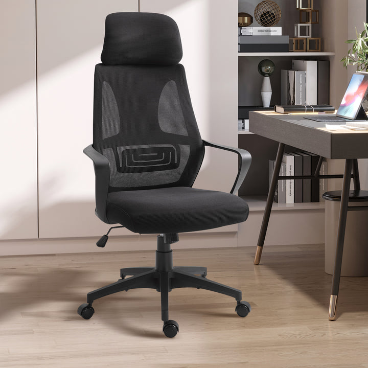 Vinsetto Ergonomic Chair, Black