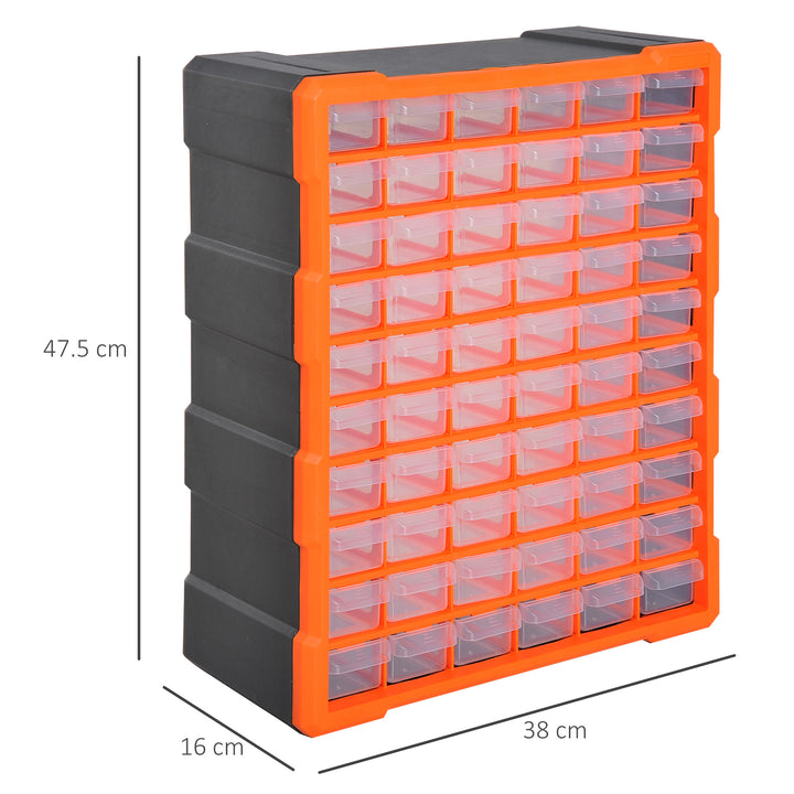 Wall-Mounted Marvel: 60-Drawer Cabinet for Meticulous Organisation