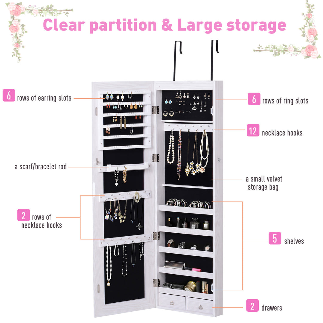 Mirrored Jewellery Cabinet