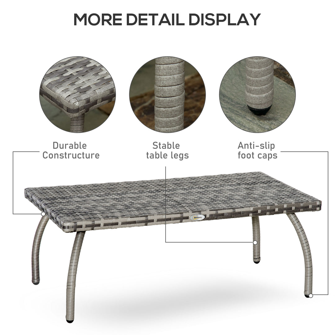 Rattan Alfresco Table: Weather-Defying Wicker Companion for Patio