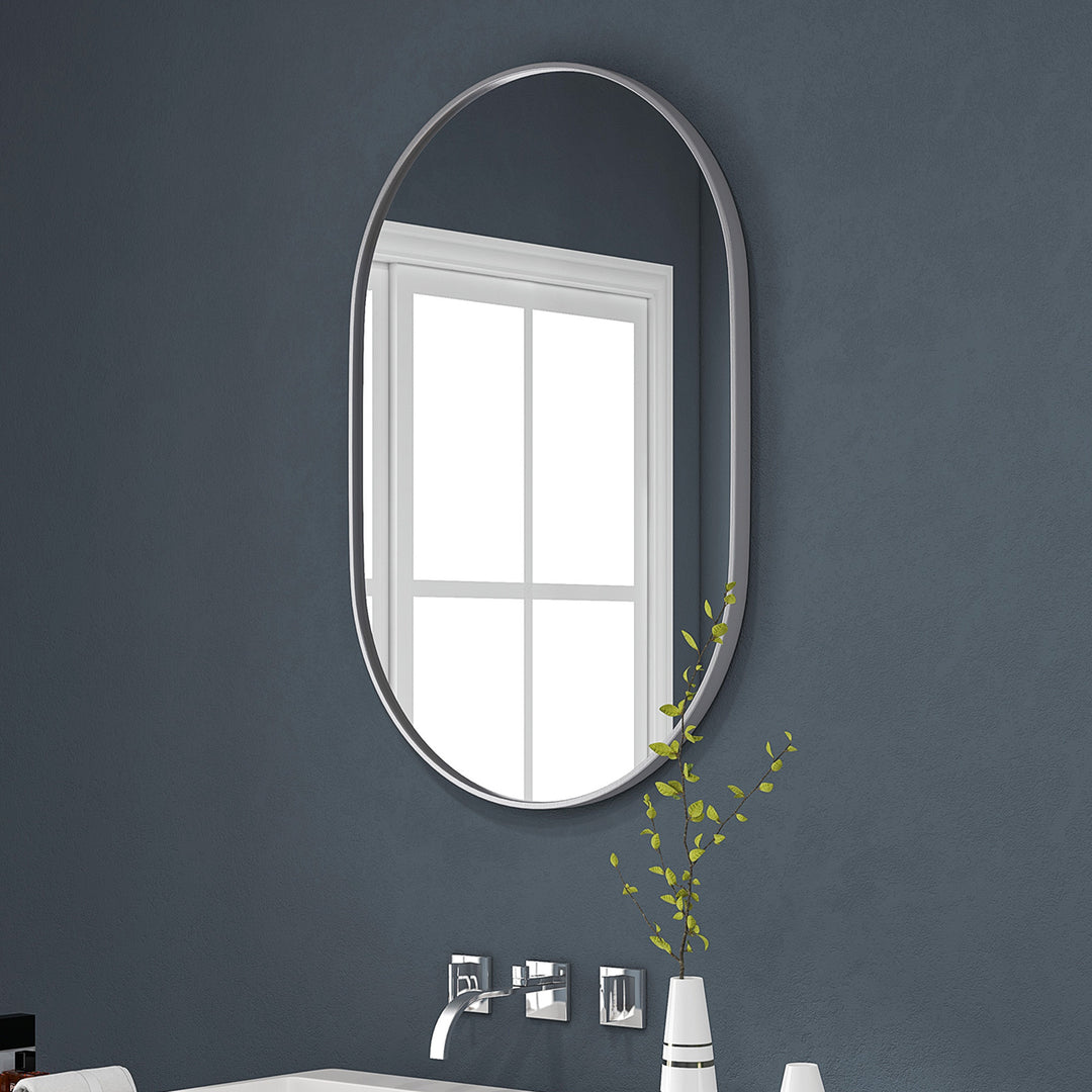 Oval Bathroom Mirror