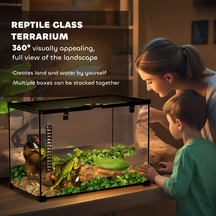 50 x 30 x 35 cm Reptile Glass Terrarium