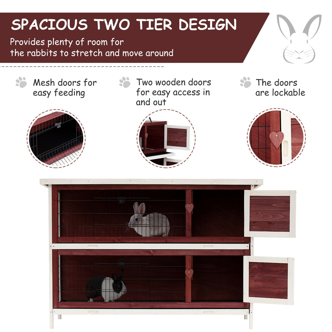 Two-Tier Rabbit Hutch