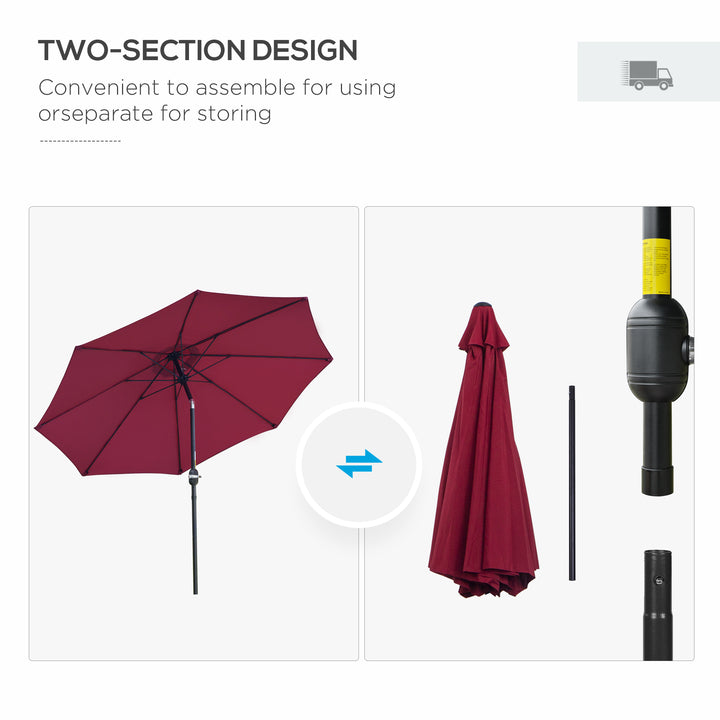 Large Garden Umbrella Parasol