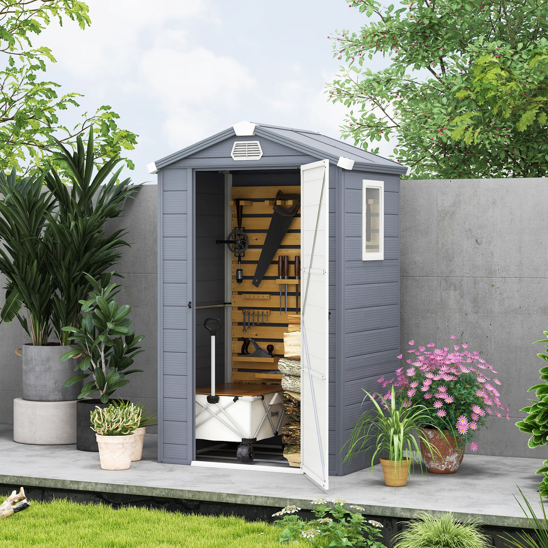 4 x 3ft Garden Shed with Foundation Kit