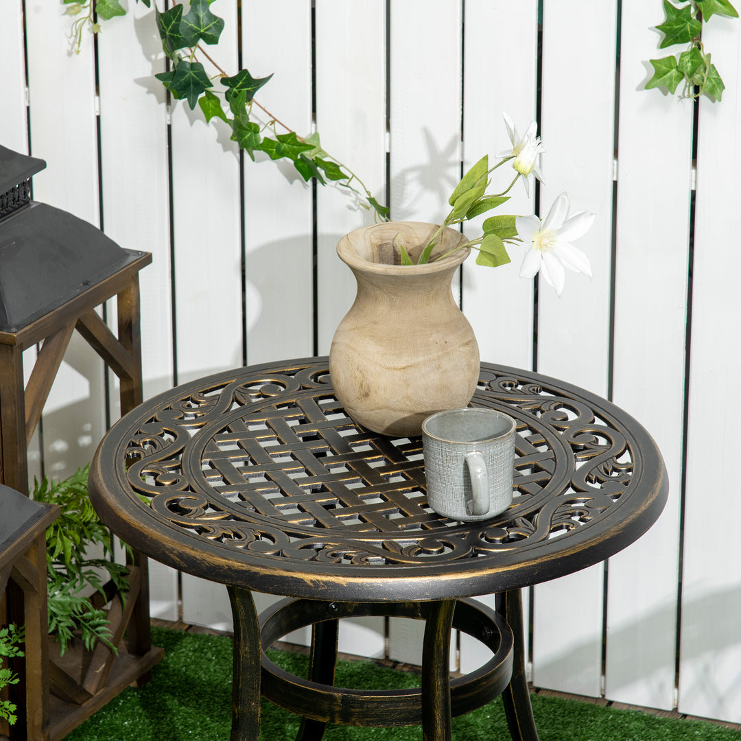 Industrial Garden Side Table