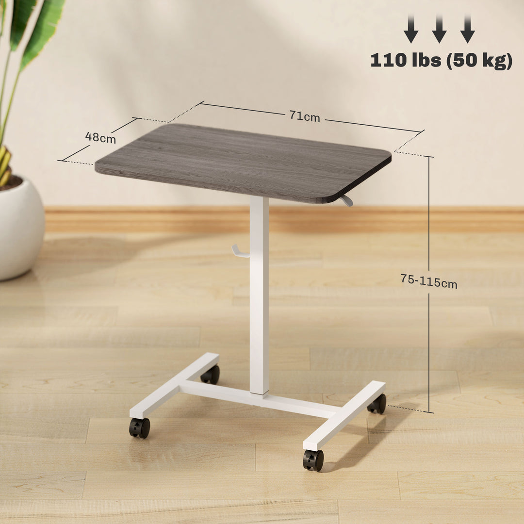 HOMCOM Height Adjustable Desk