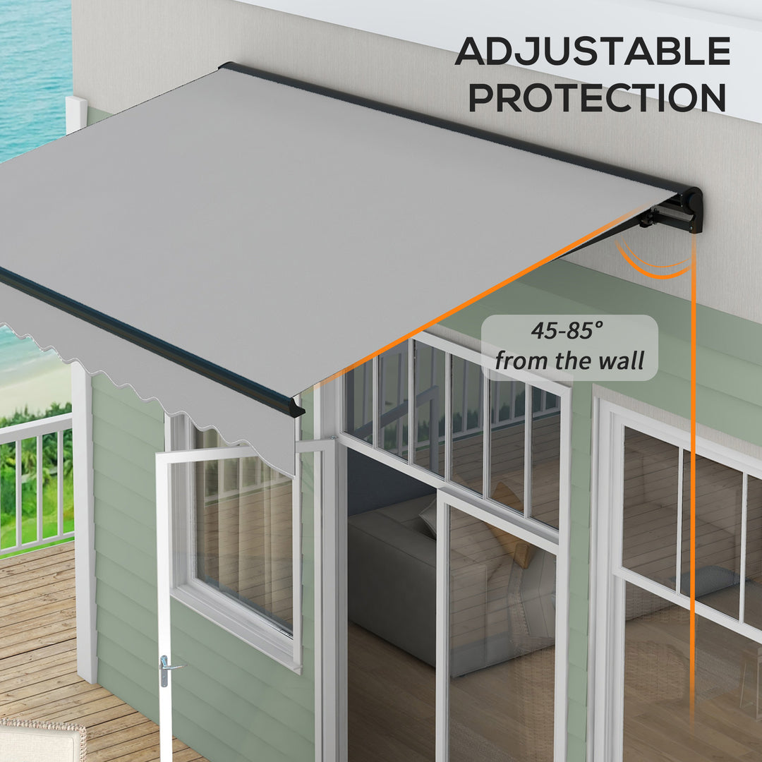 3 x 2m Aluminium Frame Electric Awning