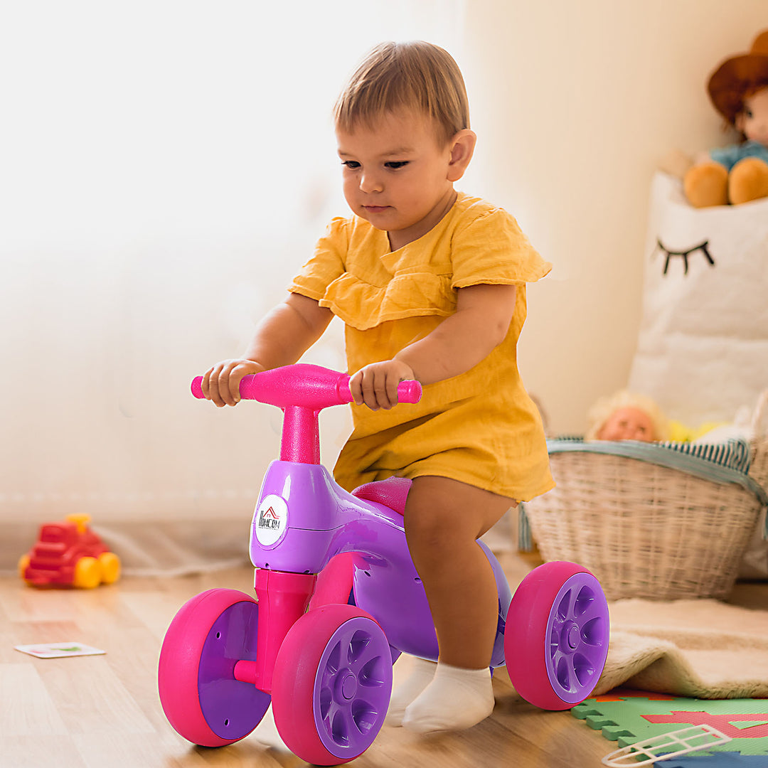 Toddler Walker: Ride-On Balance Trainer with Rubber Wheels