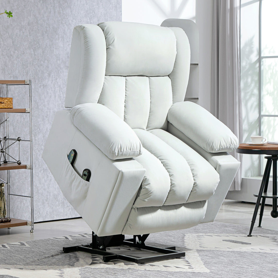 Power Lift Recliner Chair with Vibration Massage and Heat