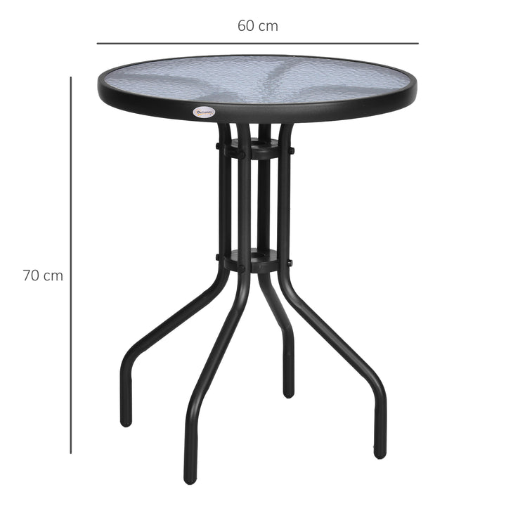 Round Metal Garden Table