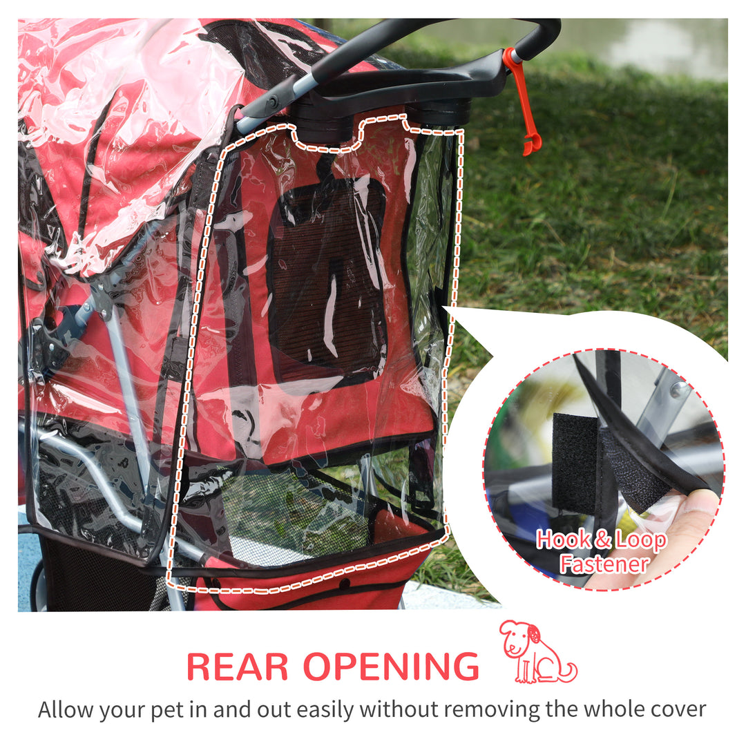 Small Dog Stroller with Rain Cover