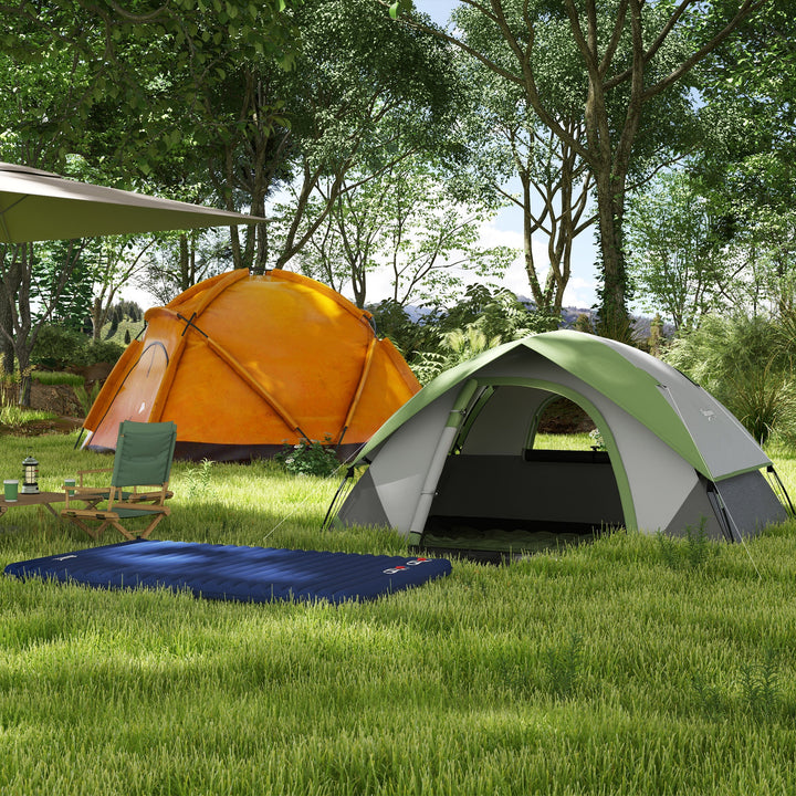 Camping Tent with Inflatable Mattress