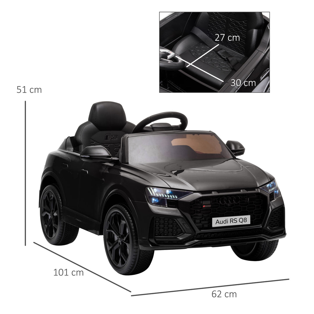 Kids Electric Ride On Car 6V Audi RS Q8 Licensed Electric Car for Kids