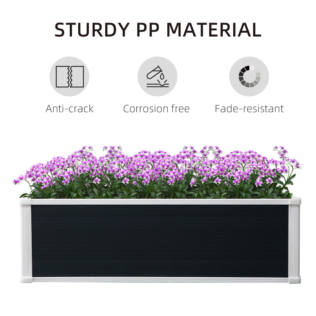 Raised Planter Bed: Patio Vegetable & Floral Oasis