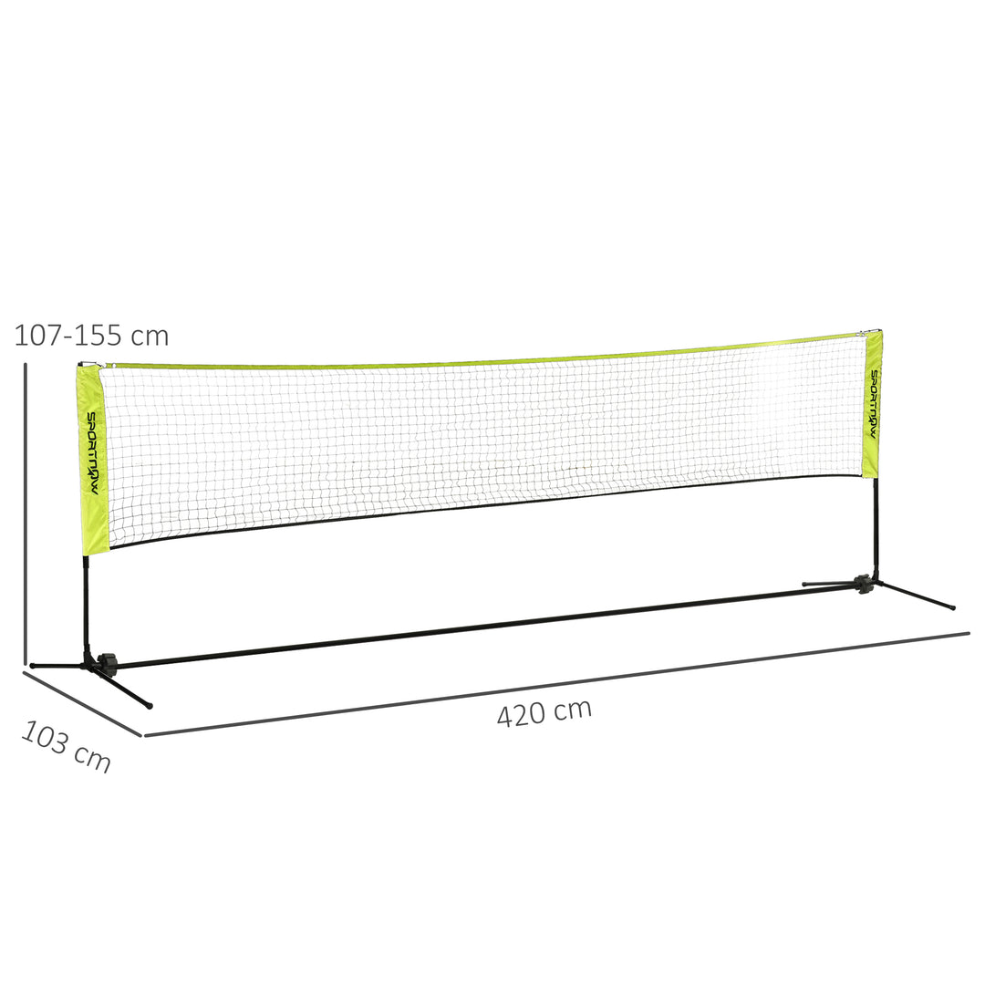 Adjustable Net: 4m Height for Badminton