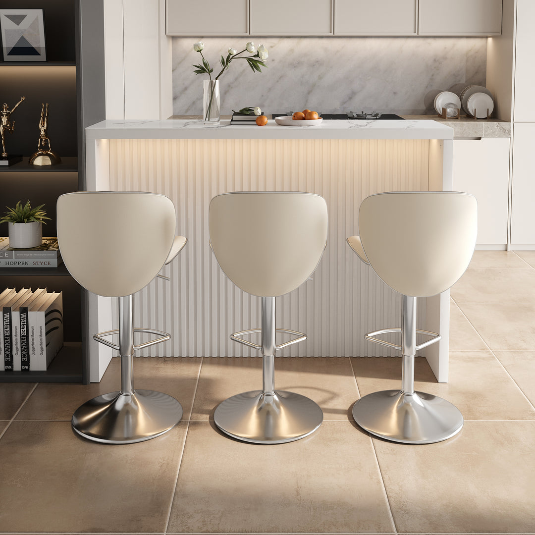 1500mm Modern Sintered Stone Bar Table White Seats 3 People