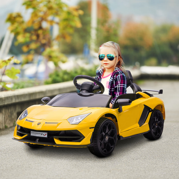 Lamborghini Licensed 12V Kids Electric Car w/ Butterfly Doors