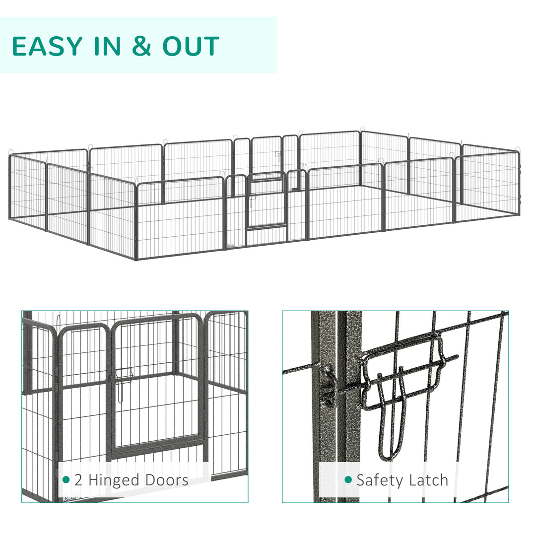 Heavy Duty Dog Pen with 2 Doors