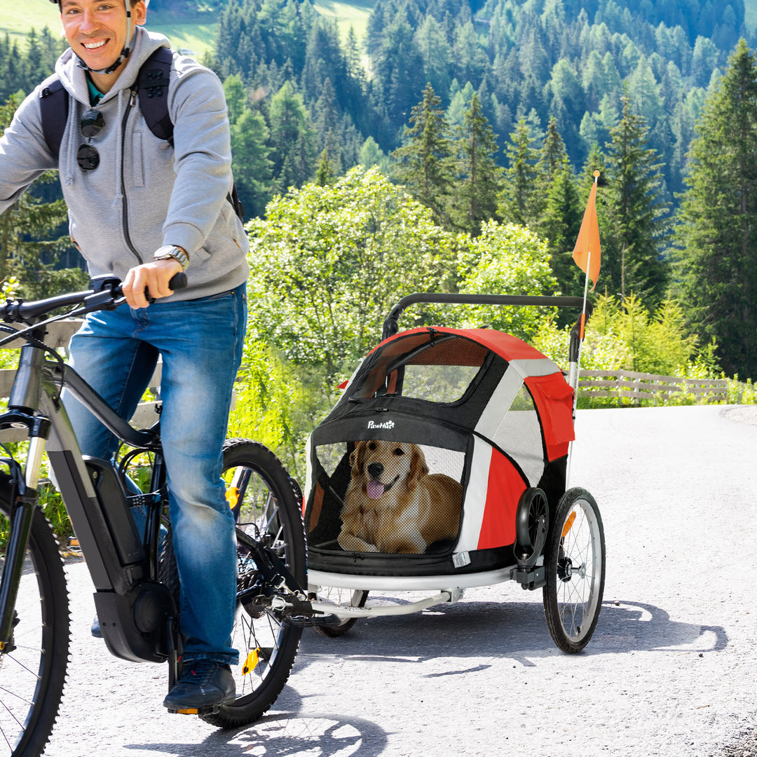 Foldable Dog Bike Trailer