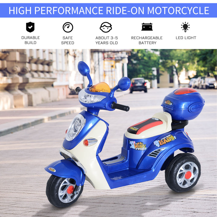 Electric Ride on Toy Tricycle Car-Blue