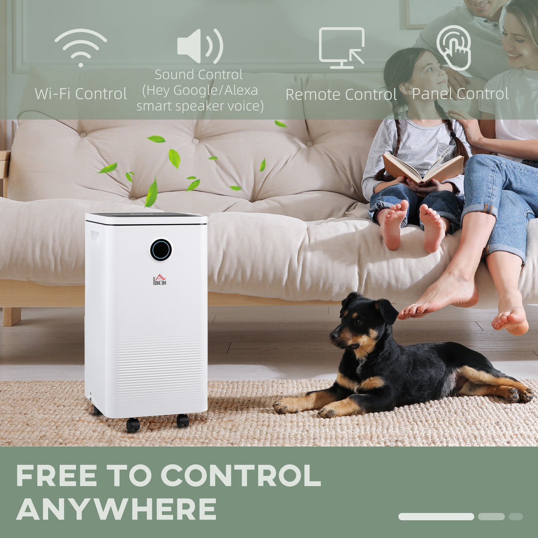 10L/Day Quiet Low-Energy Dehumidifier with WiFi Smart App Control