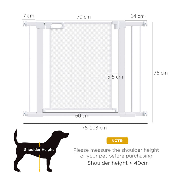 Pressure Fit Safety Gate for Doorways and Staircases