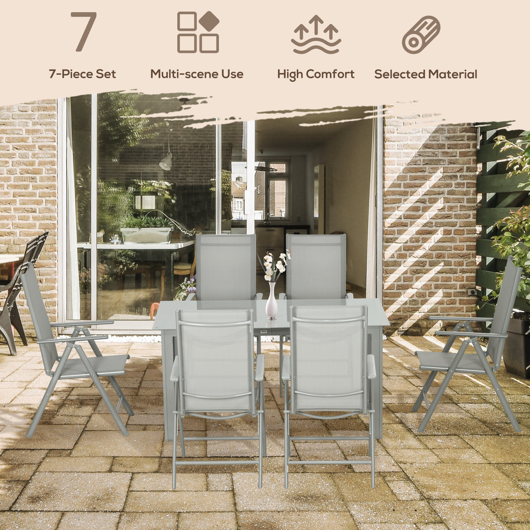 7 Piece Garden Dining Set