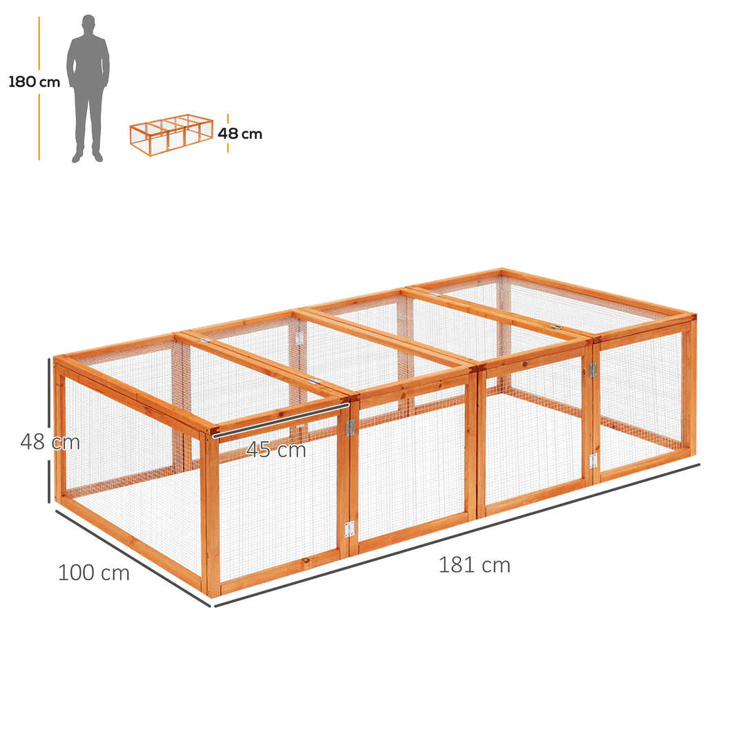 Wooden Rabbit Hutch Outdoor