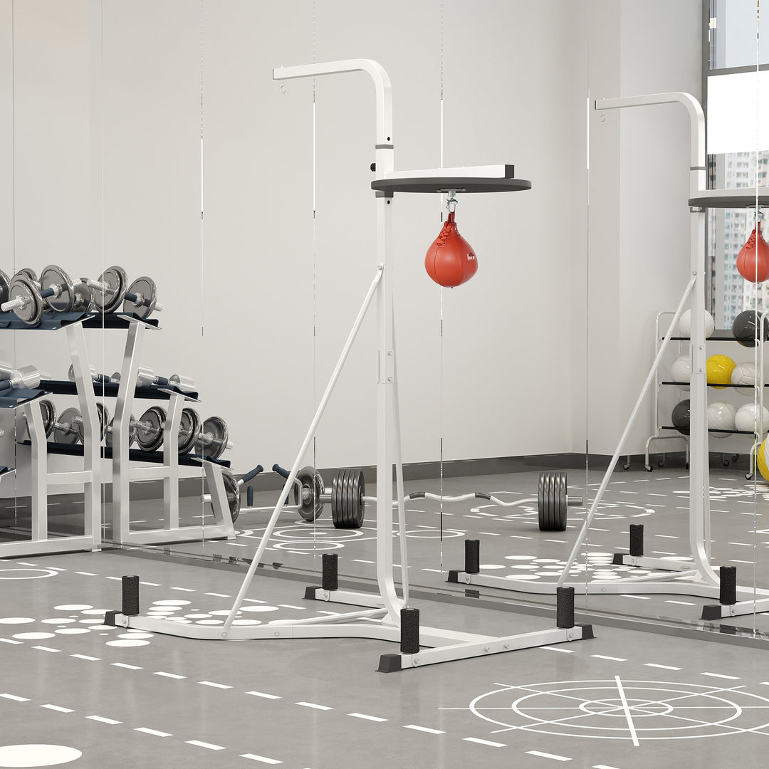 Free-Standing Speed Bag Boxing Platform Punch Bag Fitness Station Stand