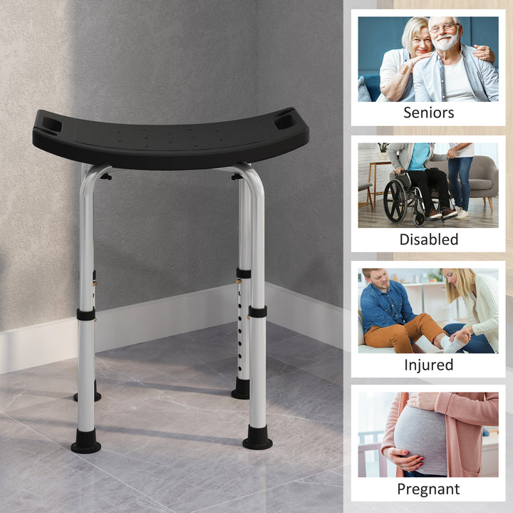 Height Adjustable Bath Stool