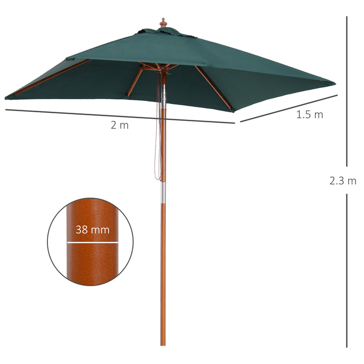 Waterproof Garden Umbrella Patio Umbrella Market Parasol