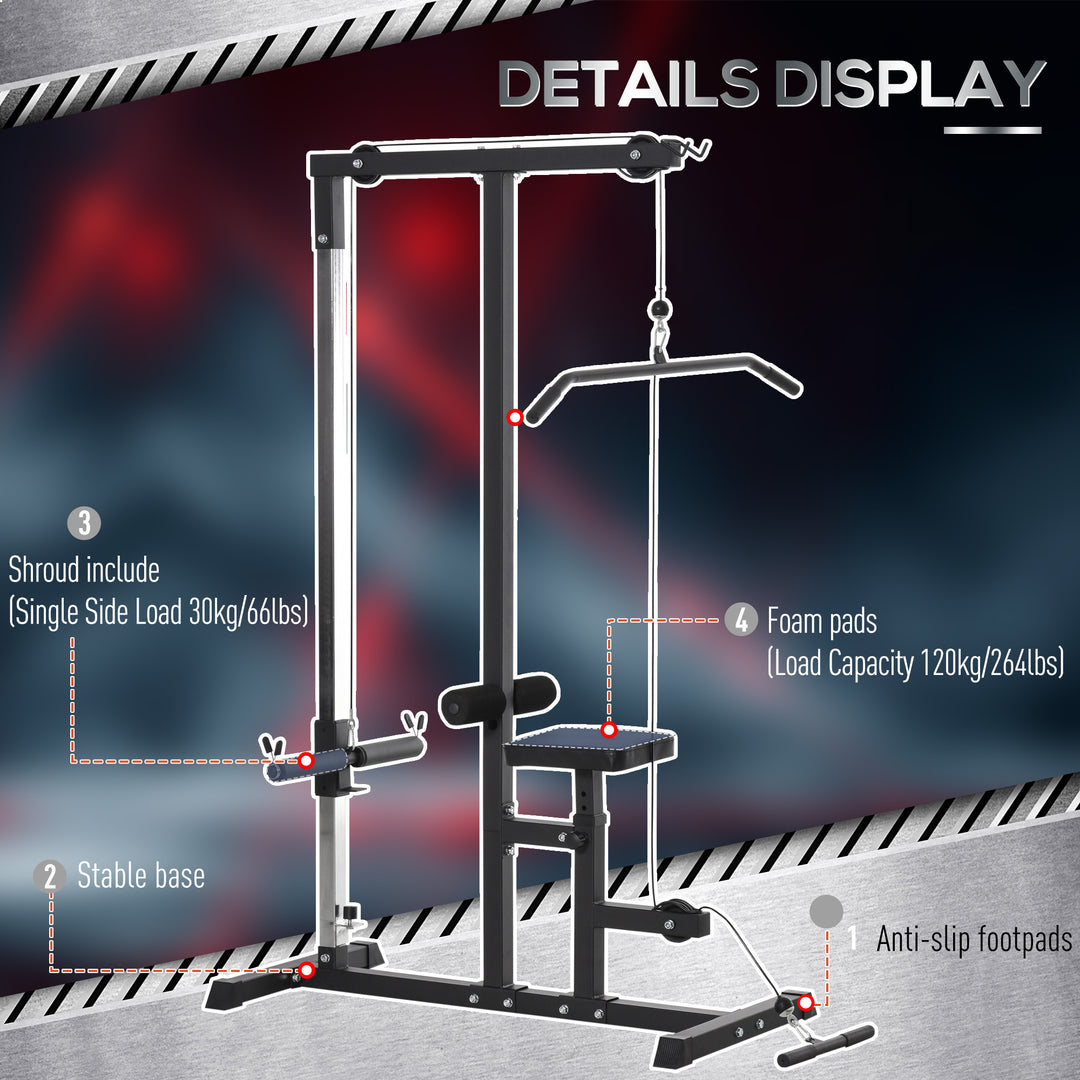 Power Tower Adjustable Pulldown Machine