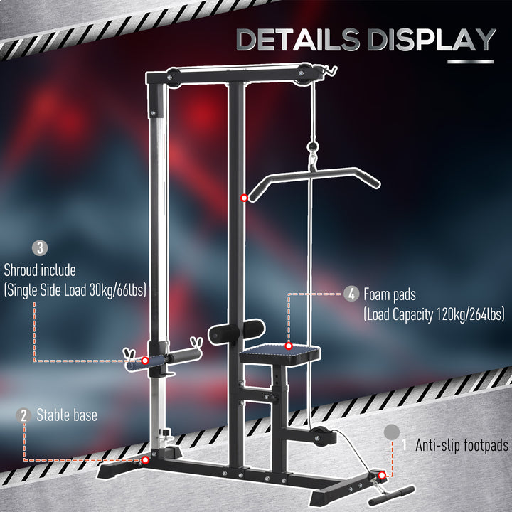 Power Tower Adjustable Pulldown Machine