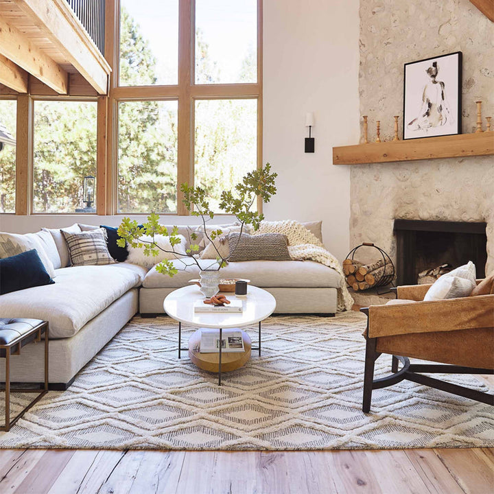 1000mm Modern White & Natural Oval Coffee Table with Storage Shelf Light Wood and Metal