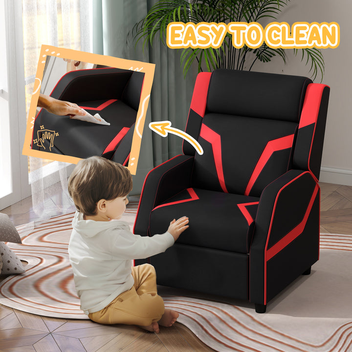 2 in 1 Kids Chair Recliner with Backrest