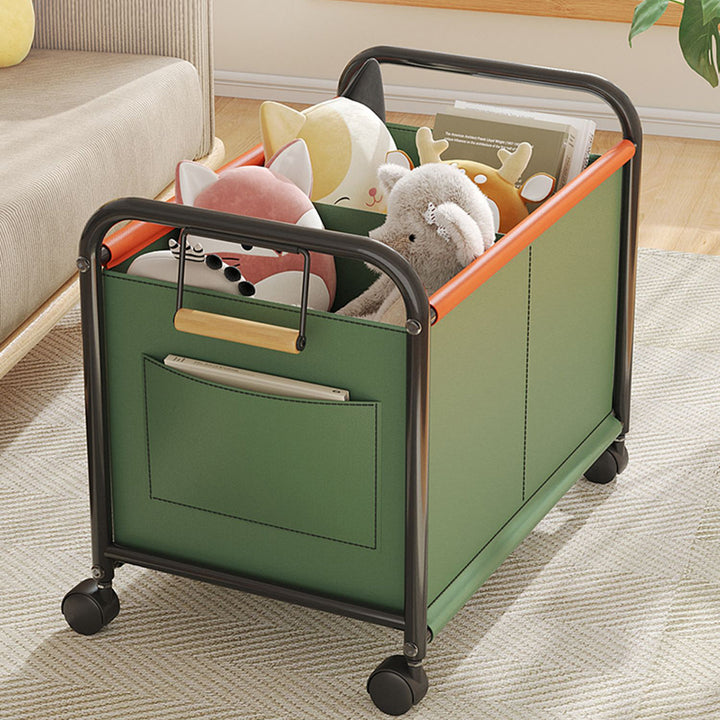 Metal Toy Storage Organizer Cart With Wheels