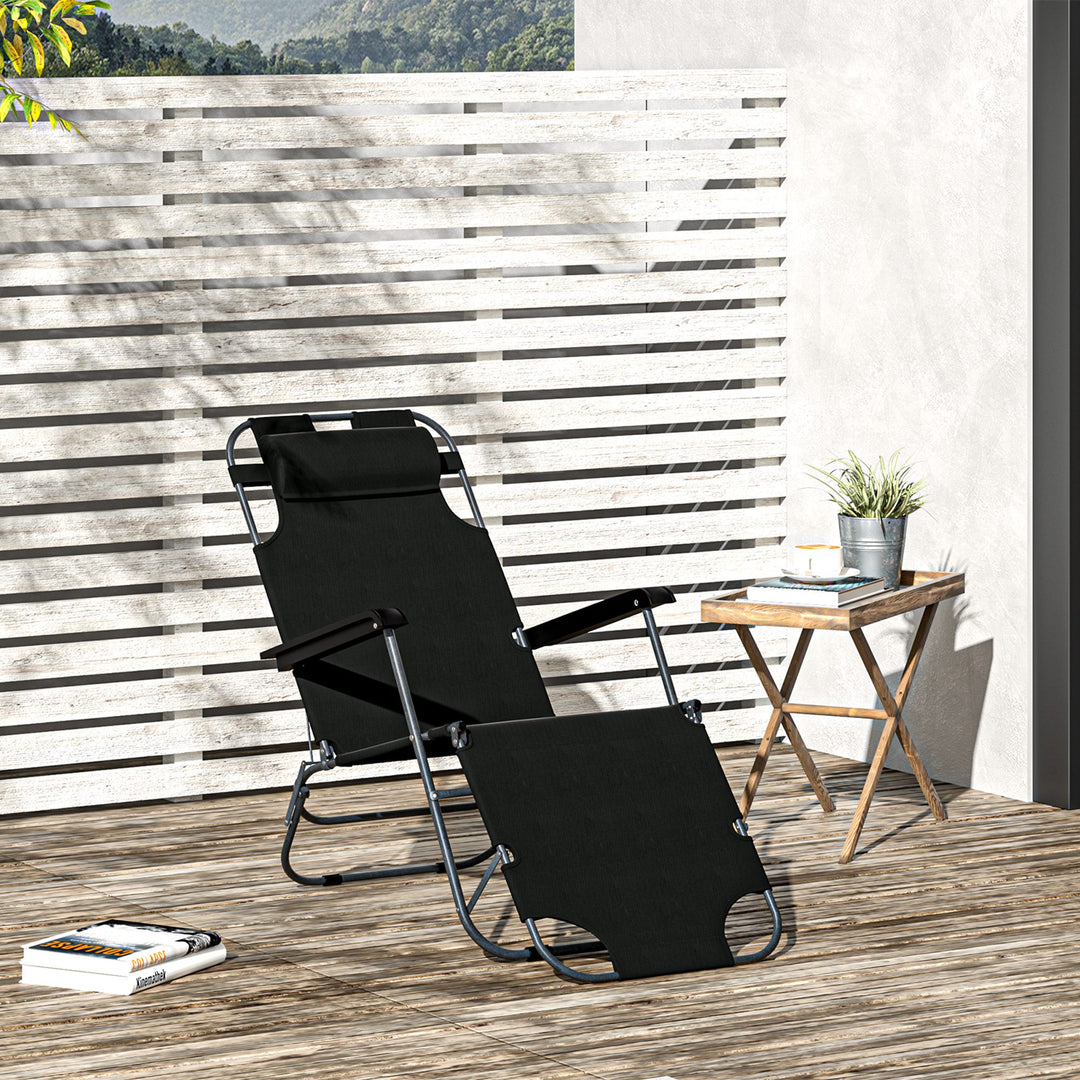 Folding Reclining Sun Lounger