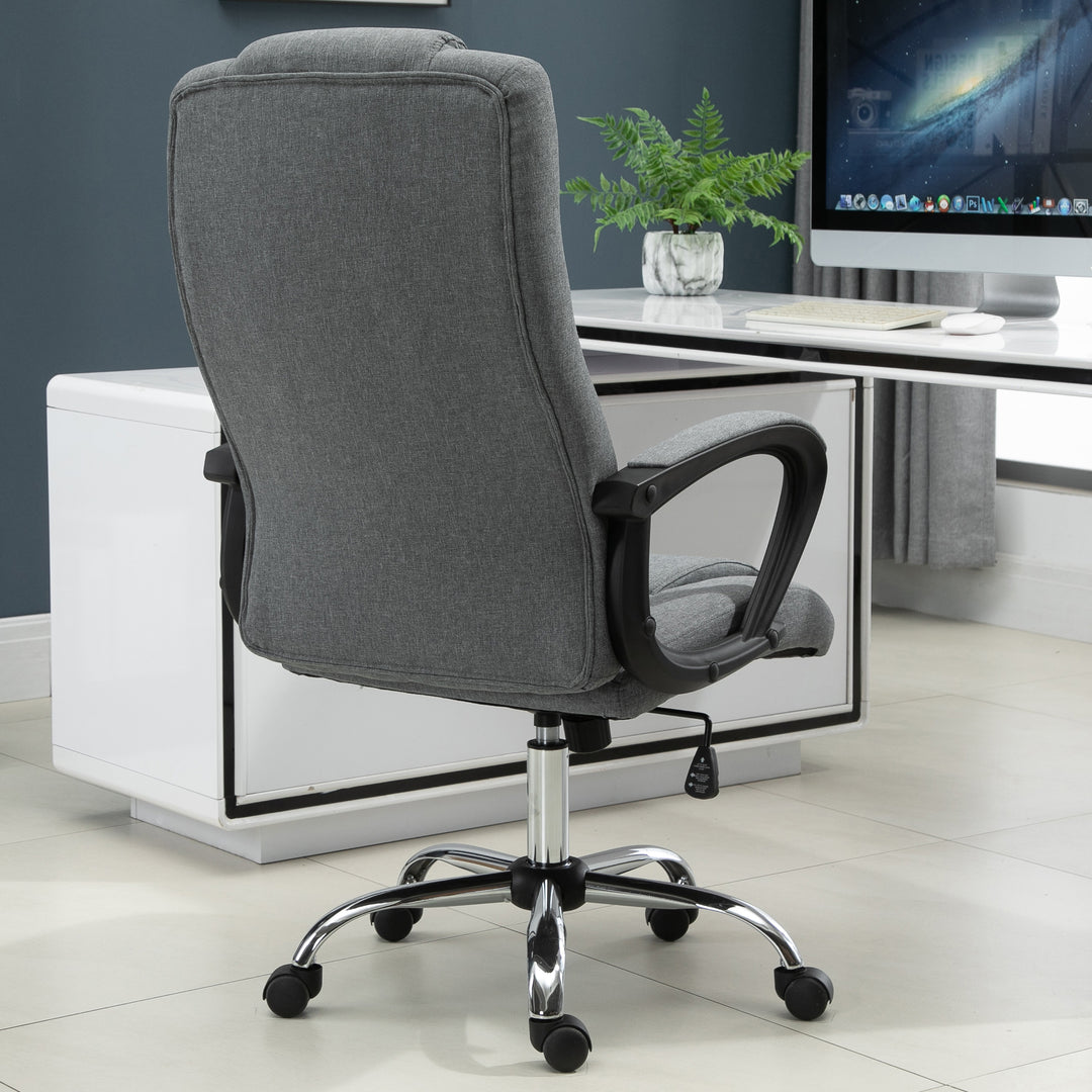 Vinsetto Swivel Office Chair, Grey